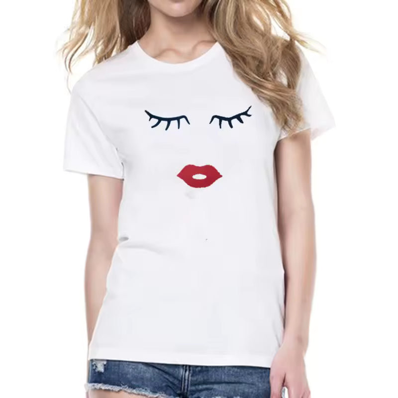Ziilo™ | Moeder & Dochter Kiss & Wink T-Shirt