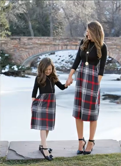 Ziilo™ | Moeder & Dochter Klassieke Jurk