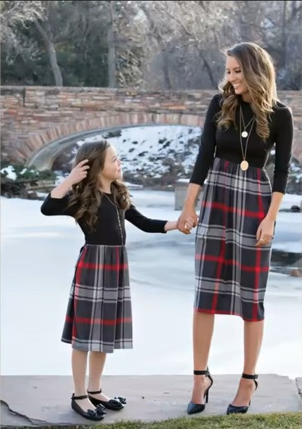 Ziilo™ | Moeder & Dochter Klassieke Jurk